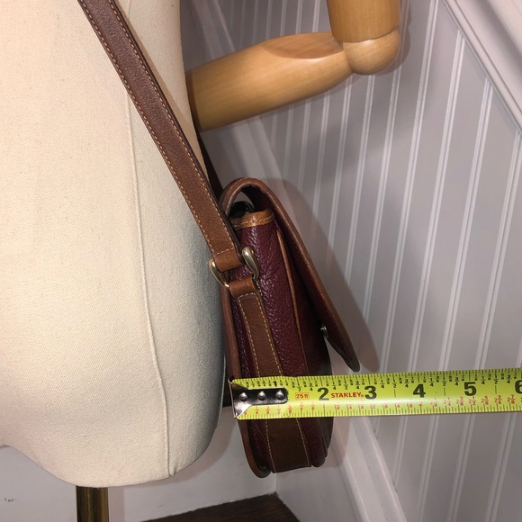 GUCCI PLUS Wine Red Tumbled Leather Crossbody Messenger Shoulder Bag VINTAGE - Picture 11 of 17